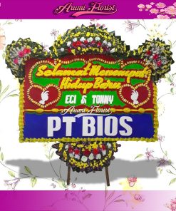 Bunga Papan Happy Wedding 07
