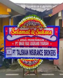 Bunga Papan selamat dan sukses di Ancol Jakarta Utara Arumi Florist